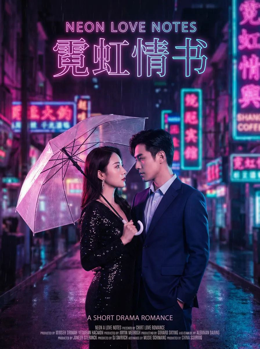 成品APP短视频推荐 热播都市爱情短剧 - 霓虹情书海报